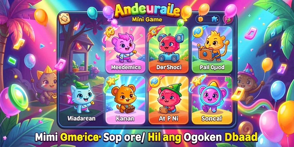 spingila - Grafis yang penuh warna dan menarik.